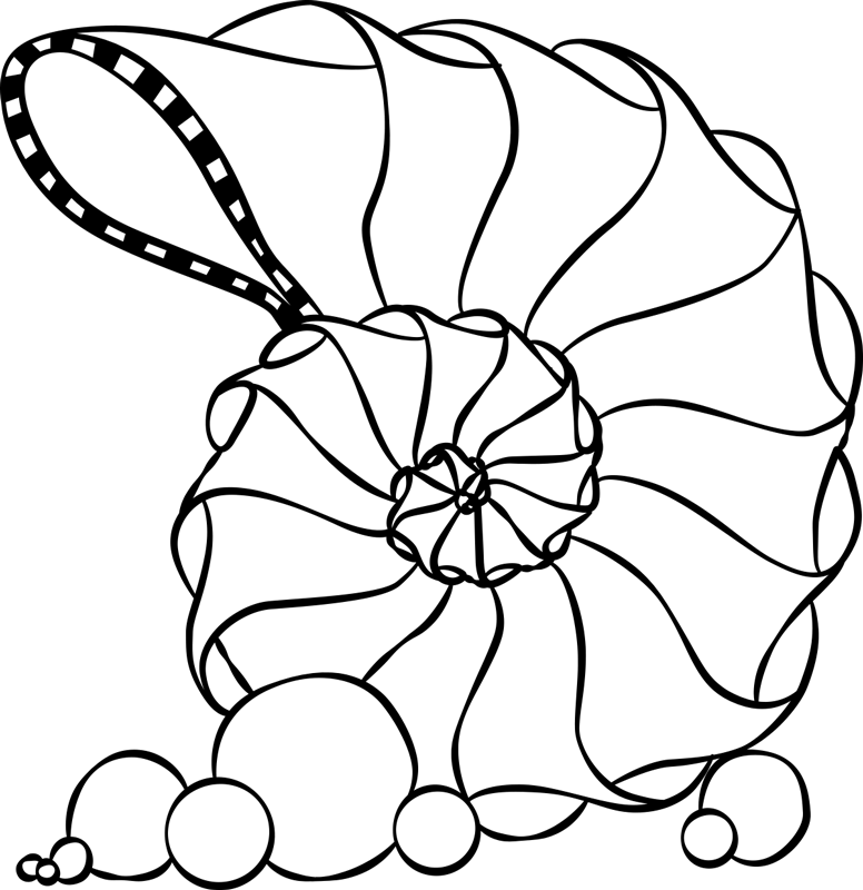 Bedroom vinyl rug seashell design - TenStickers