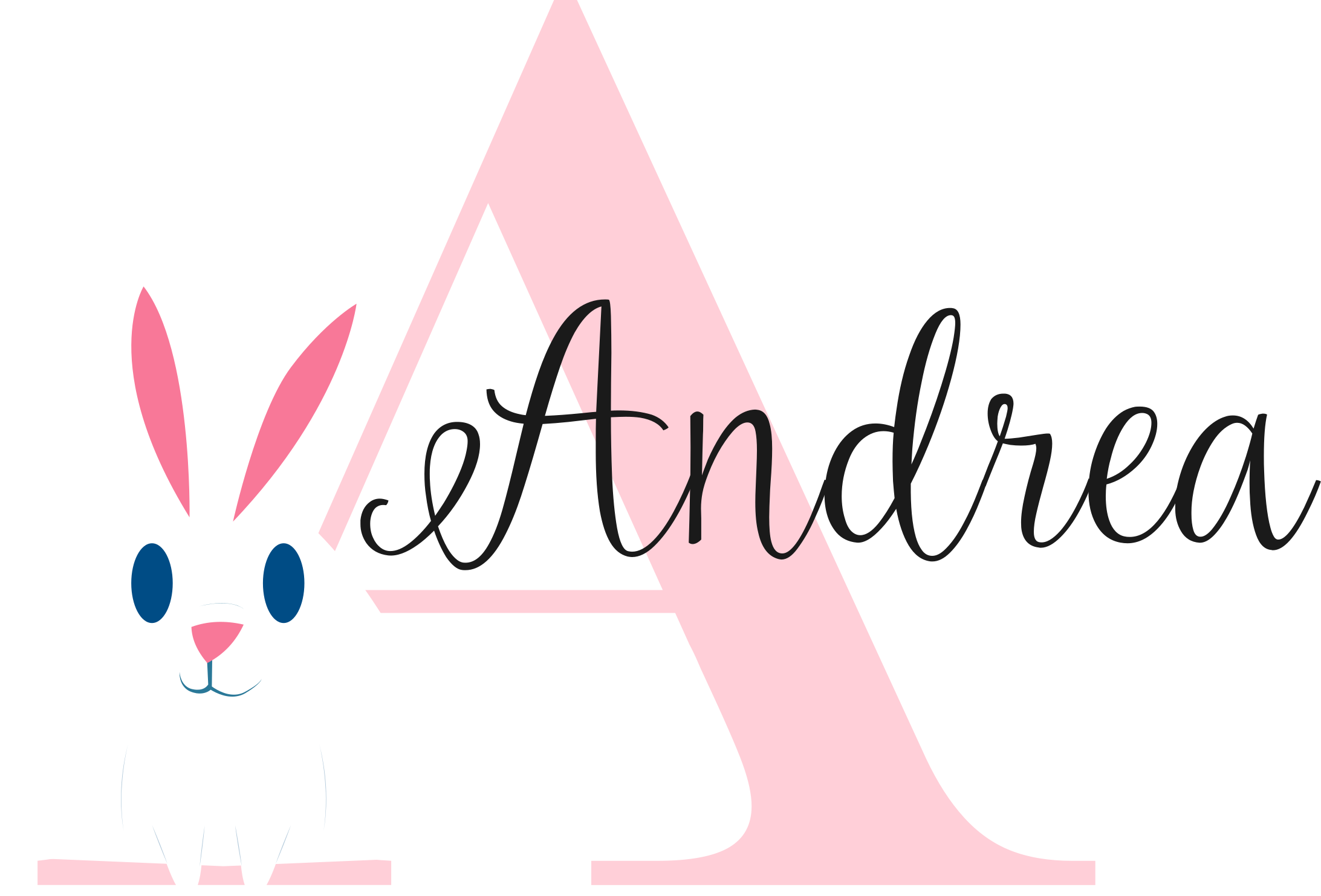 Kids vinyl rug with personalized happy initial - TenStickers