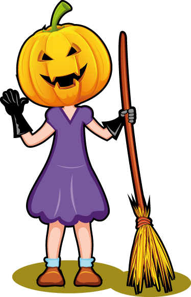 Kids vinyl rug halloween decorative illustration - TenStickers