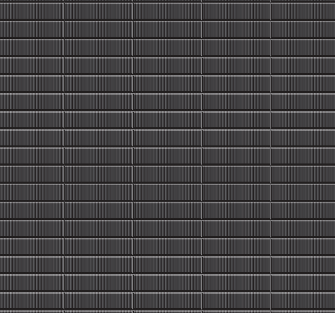 Bathroom vinyl rug black tile 3d wallpaper - TenStickers