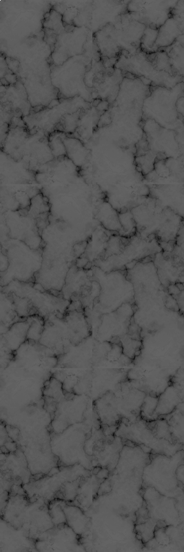 Bathroom vinyl rug with black grungy marble design - TenStickers