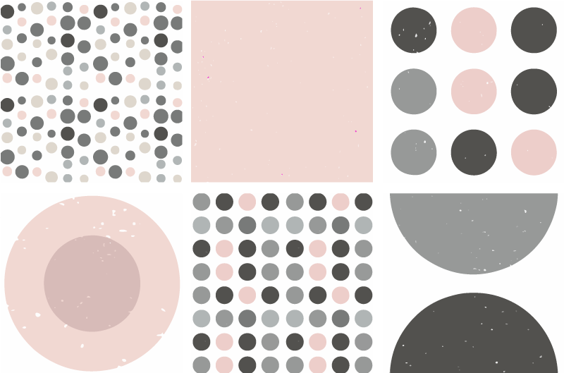 Bathroom vinyl rug scandinavian rebekka tiles - TenStickers