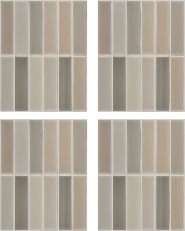 Rectangle pattern bathroom vinyl rug - TenStickers