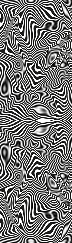 Bathroom vinyl rug zebra 3d effect mat - TenStickers