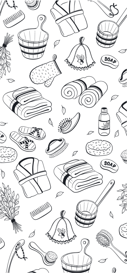 Bathroom vinyl rug for bathroom essentials - TenStickers