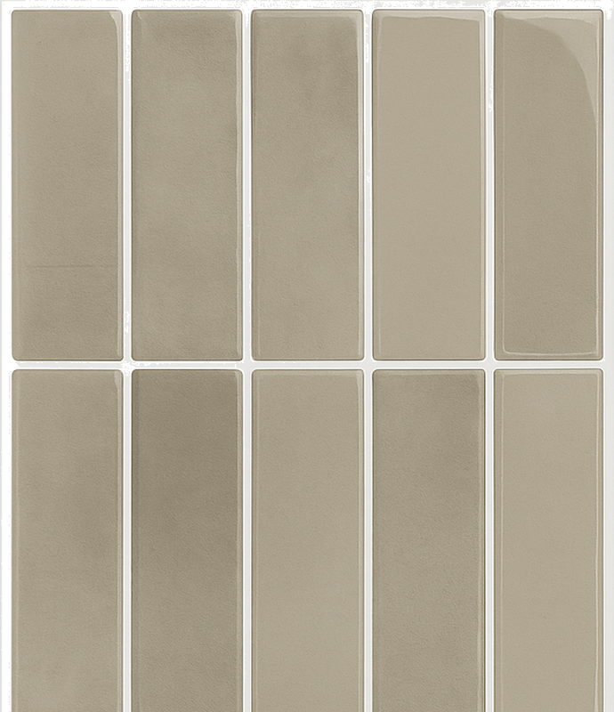 Bathroom vinyl rug in natural linear stone design - TenStickers