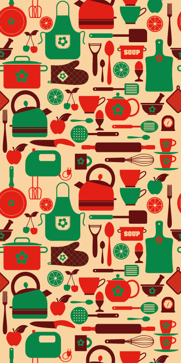 Kitchen vinyl rug for kitchen furniture covers - TenStickers