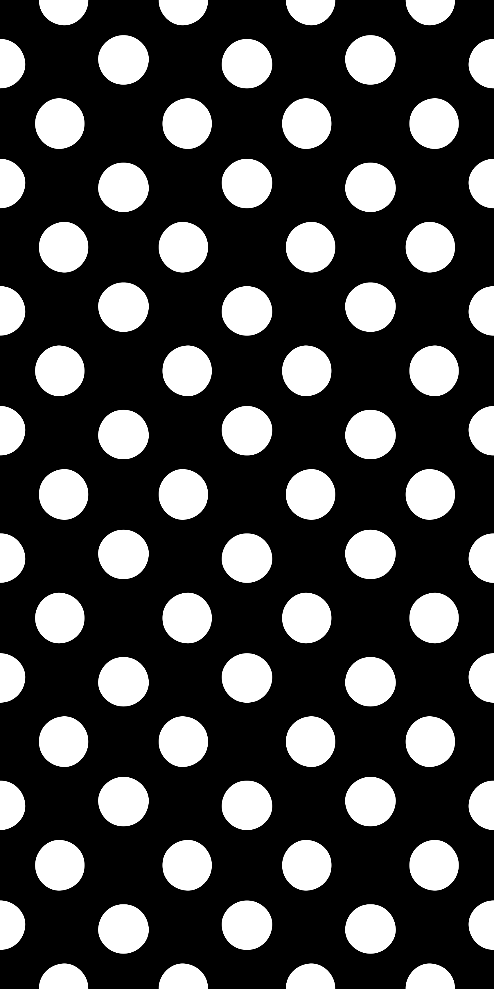 Polka dot kitchen vinyl rug - TenStickers