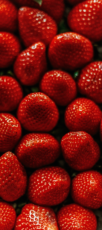 Kitchen vinyl rug with strawberries design - TenStickers