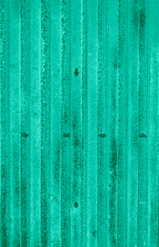 Kitchen vinyl rug in mint aged metallic finish - TenStickers