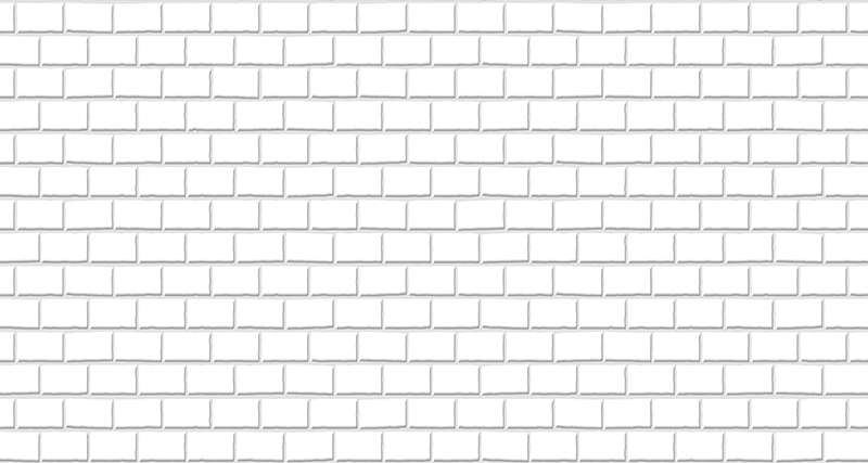 Kitchen vinyl rug white brick laminate - TenStickers