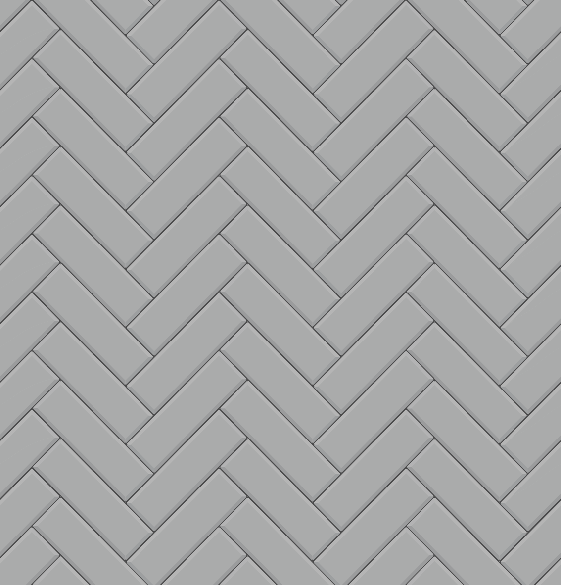 Kitchen vinyl rug herringbone grey tile design - TenStickers