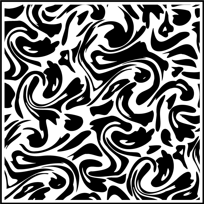 Modern fluid kitchen vinyl rug - TenStickers