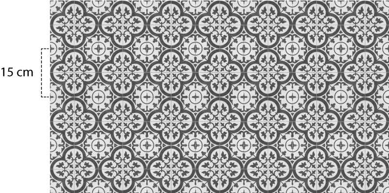 Kitchen vinyl rug moroccan tile design - TenStickers