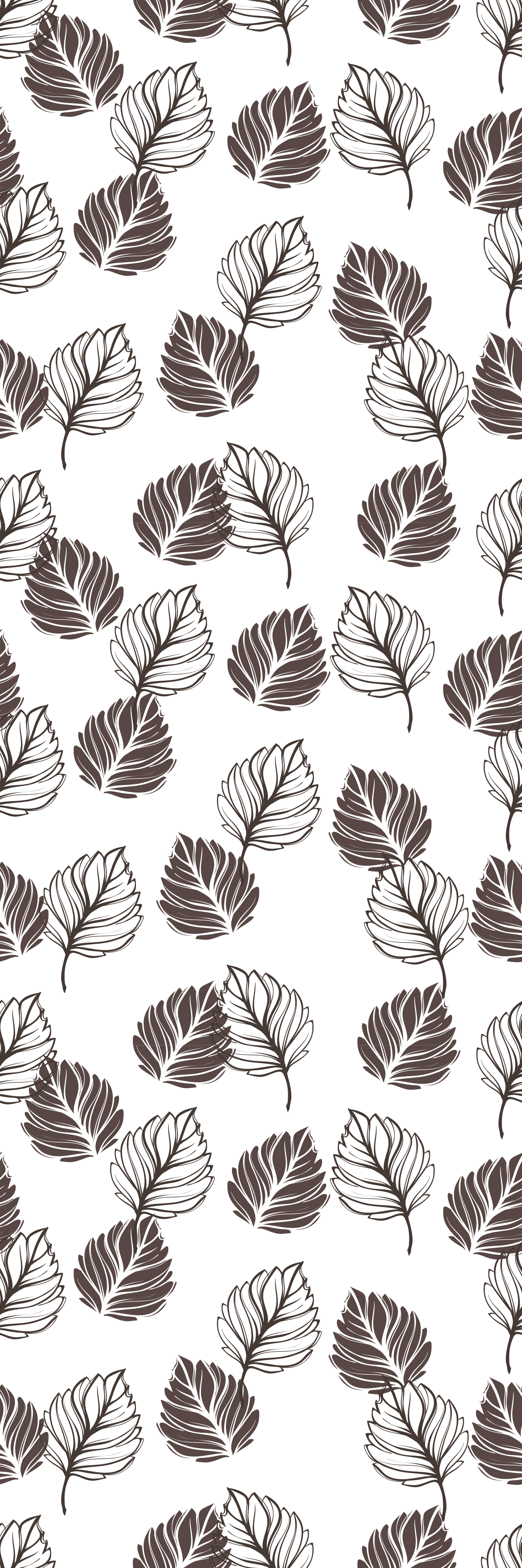 Kitchen vinyl rug in hoja grey kinfolk pattern - TenStickers