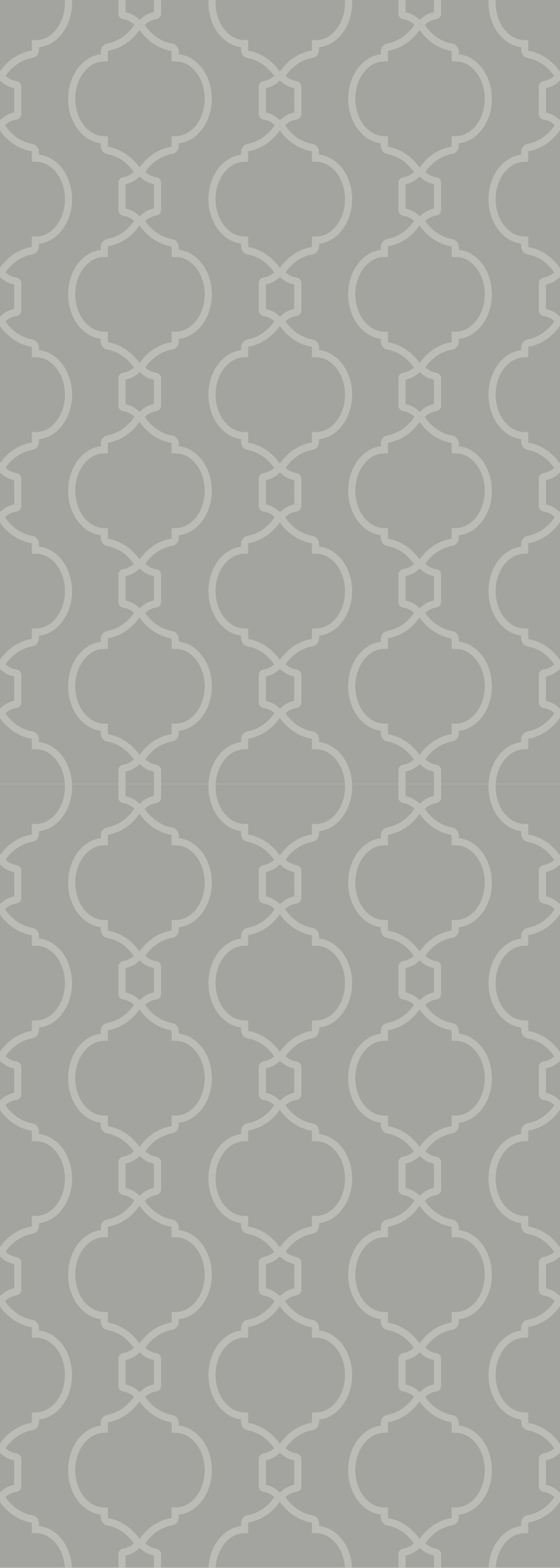 Bedroom vinyl rug in gray geometric design - TenStickers