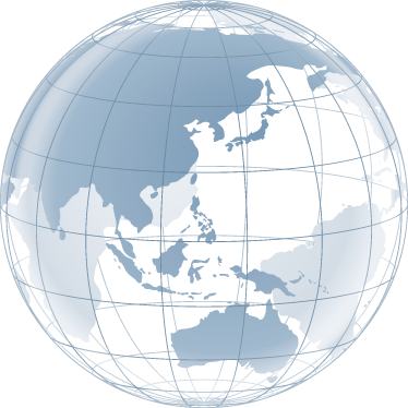 Bedroom vinyl rug transparent world pacific - TenStickers