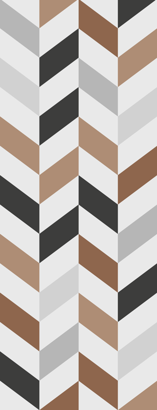 Office vinyl rug colorful geometric blocks - TenStickers