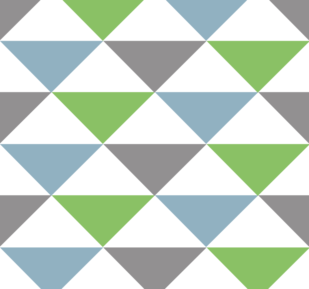 Colorful pastel triangles office vinyl rug - TenStickers