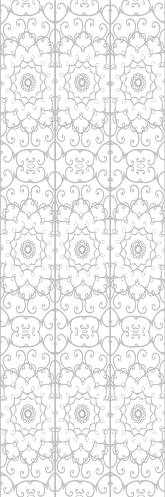 Office vinyl rug with floral design - TenStickers