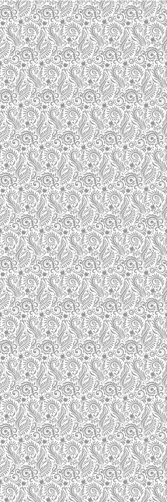 Office vinyl rug ornamental vintage flowers - TenStickers