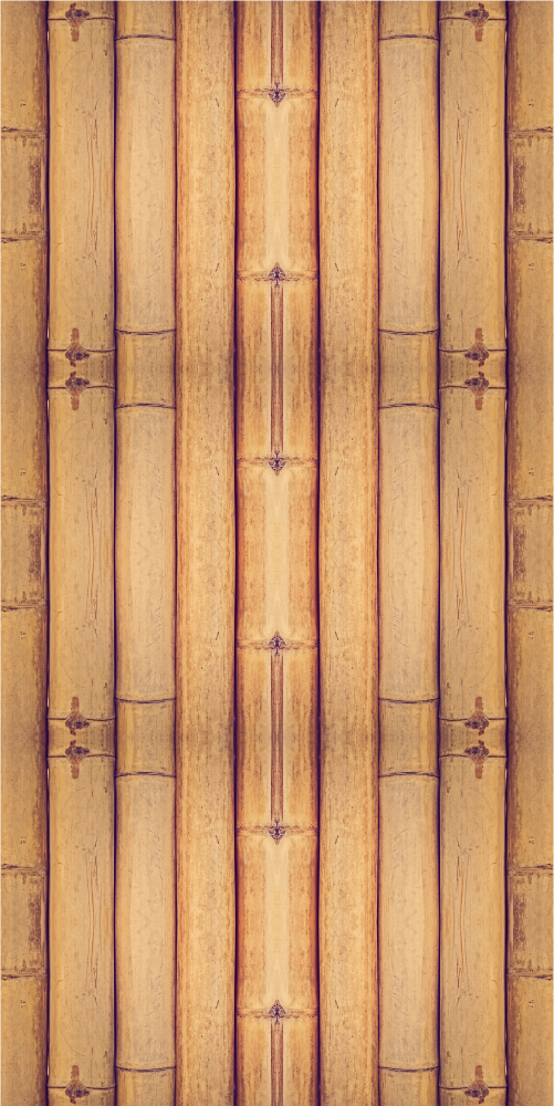 Office vinyl rug with bamboo wood texture effect - TenStickers