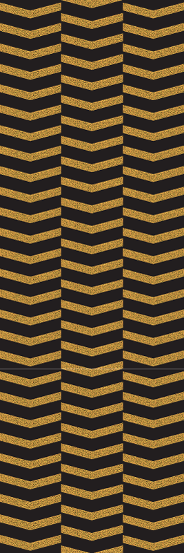 Office vinyl rug with marble gold lines - TenStickers