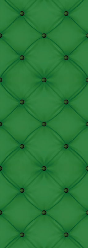 Bedroom vinyl rug in green velour diamond pattern - TenStickers