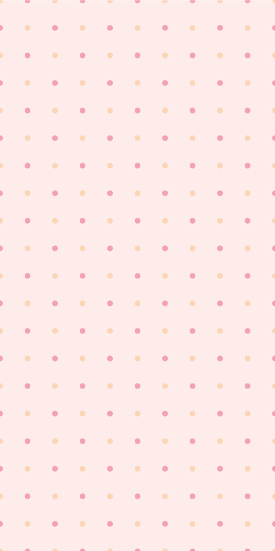 Bedroom vinyl rug in pink rose dots - TenStickers