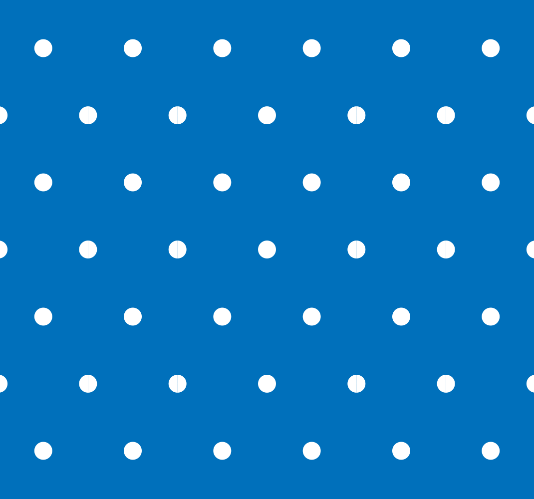 Bedroom vinyl rug with regular blue dots - TenStickers