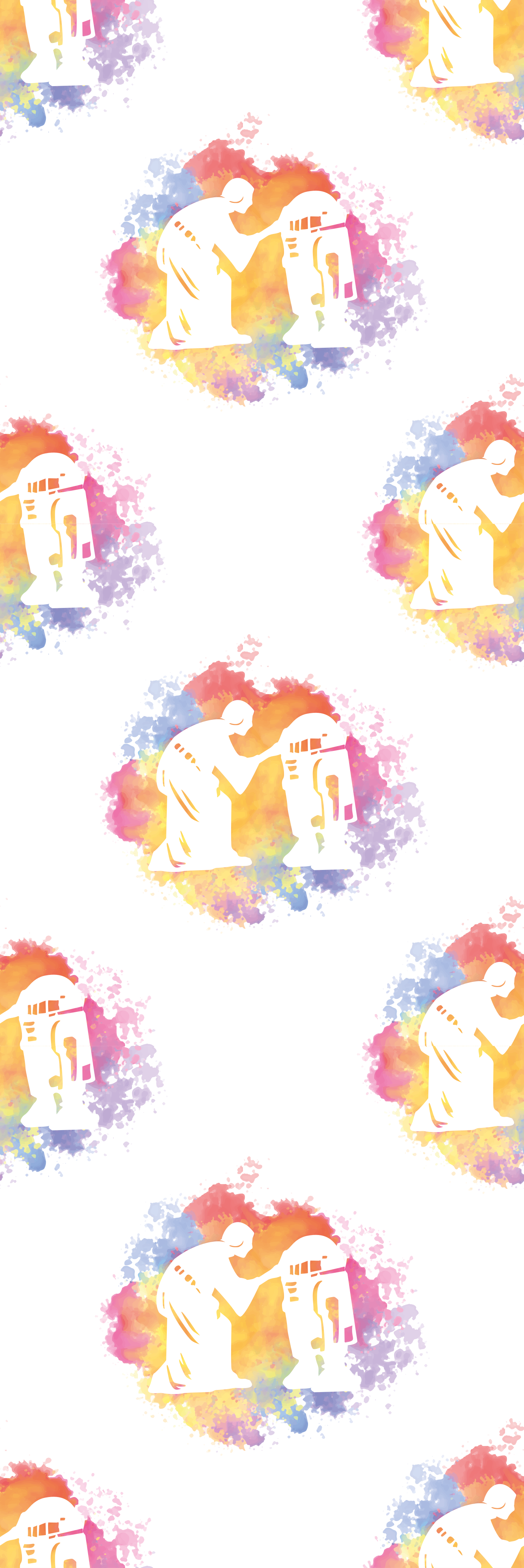 Bedroom vinyl rug cosmic girl vibrant collage design - TenStickers