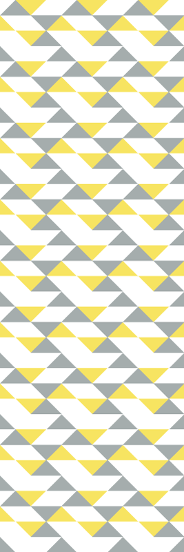 Gray pantone pattern bedroom vinyl rug - TenStickers