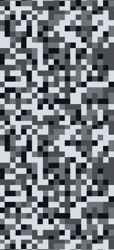 Bedroom vinyl rug in nordic grey shaded squares - TenStickers