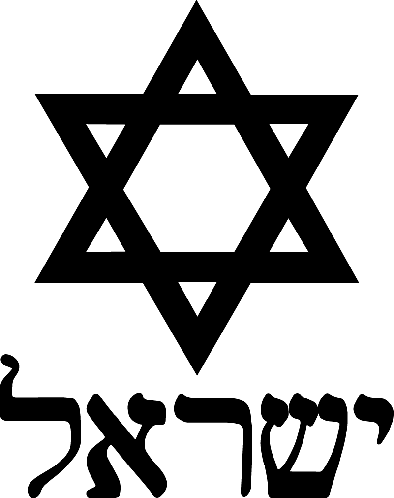Bedroom vinyl rug with star of david design - TenStickers