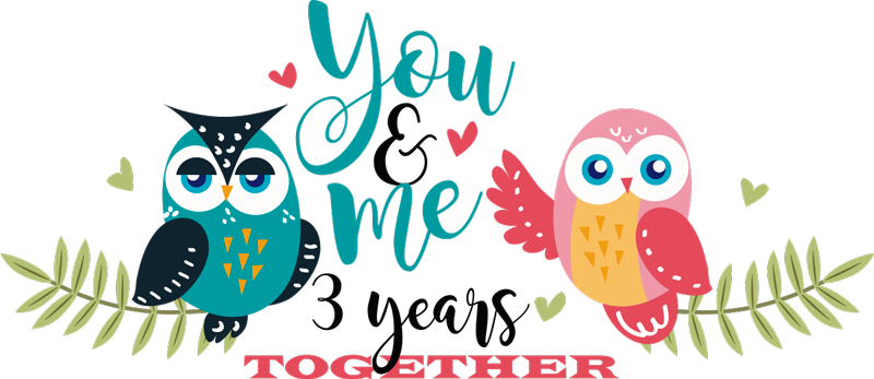 Gufos and years of partnership bedroom vinyl rug - TenStickers