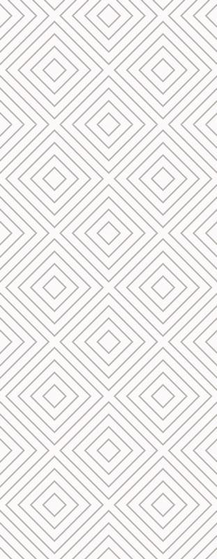 Nordic vinyl rug in white with gray squares pattern - TenStickers