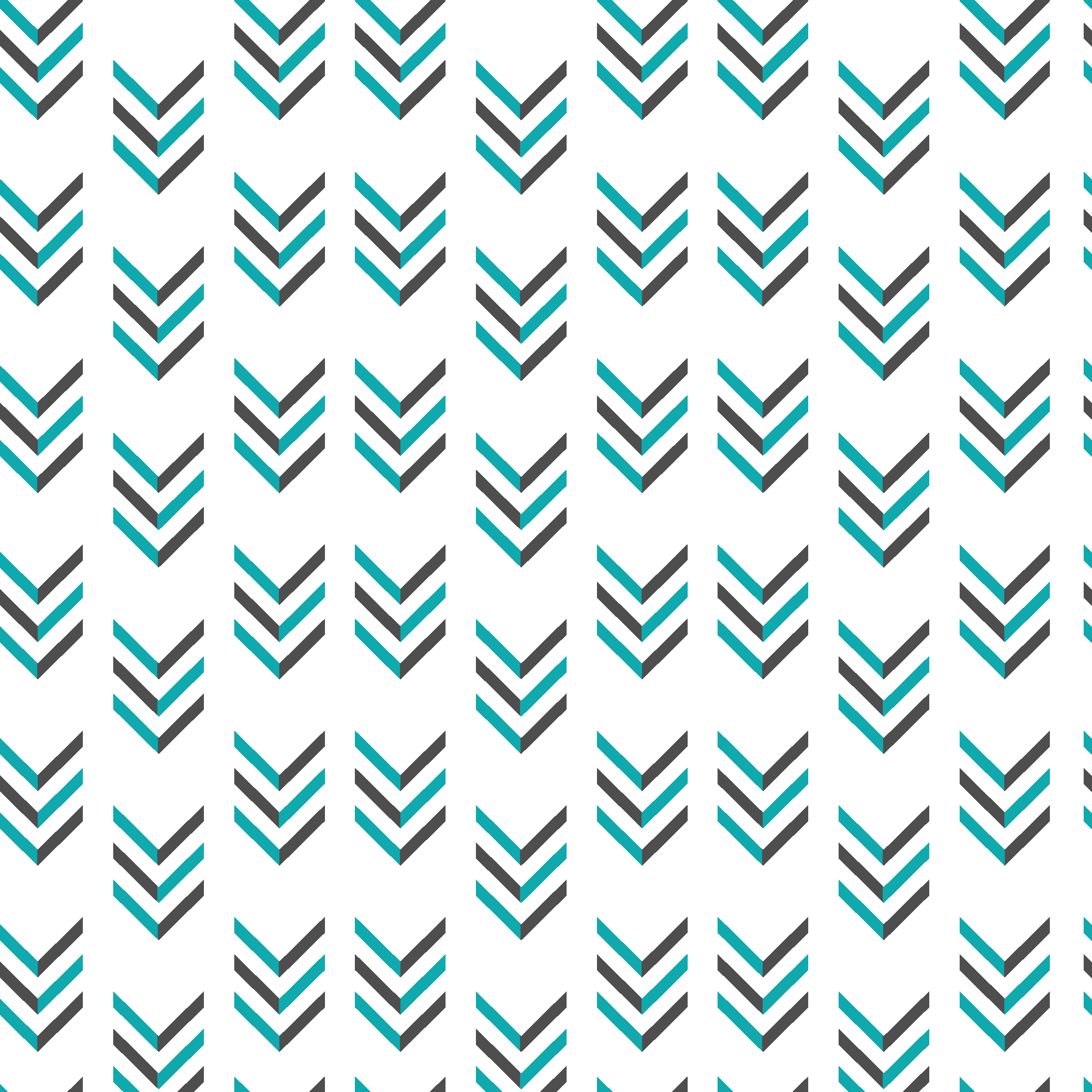 Nordic vinyl rug in blue arrow pattern - TenStickers