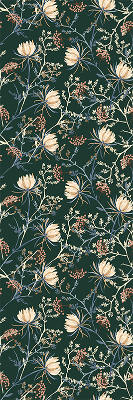 Nature vinyl rug restore emerald style - TenStickers