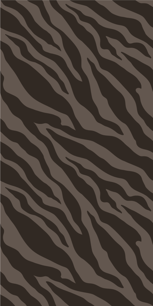 Dark zebra pattern animal vinyl rug - TenStickers