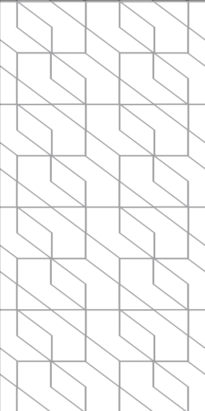 Textured vinyl rug with geometric white square pattern - TenStickers
