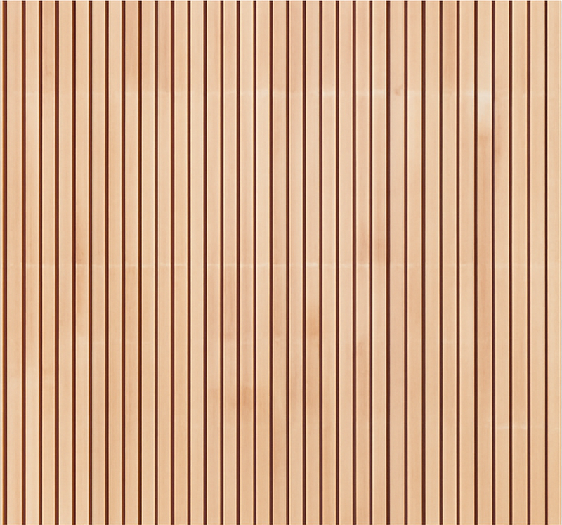 Textured vinyl rug in vertical light cedar slats - TenStickers