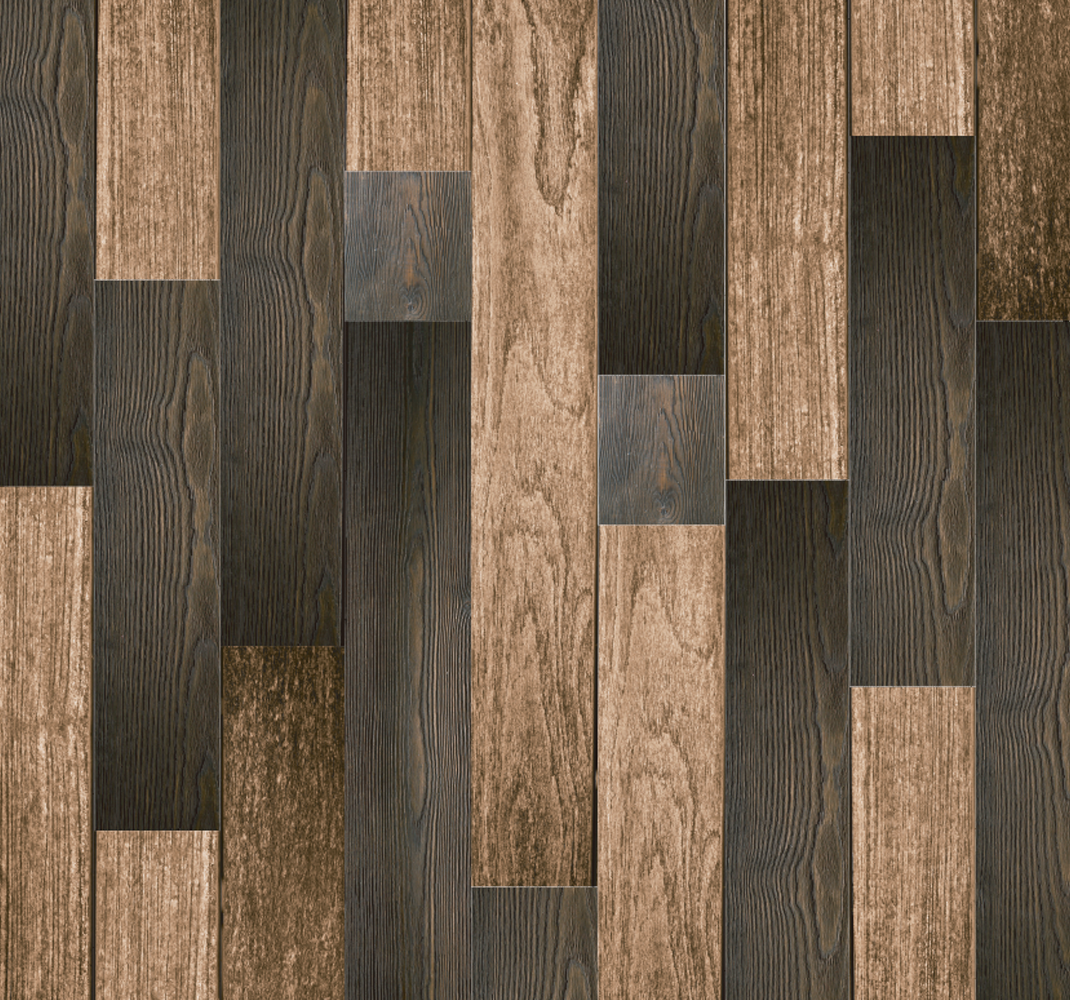Textured vinyl rug with elegant wood patterns - TenStickers