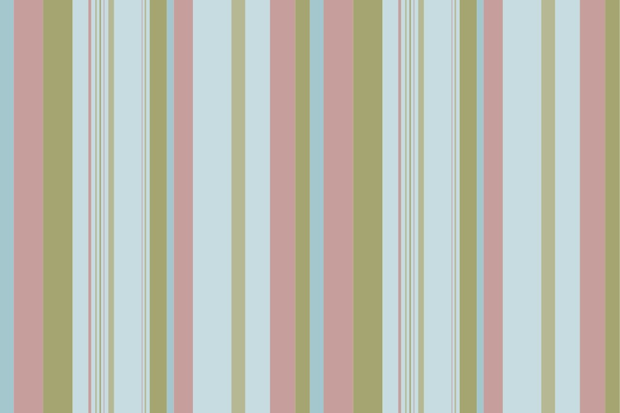 Vintage vinyl rug in blue and green 80s stripes - TenStickers