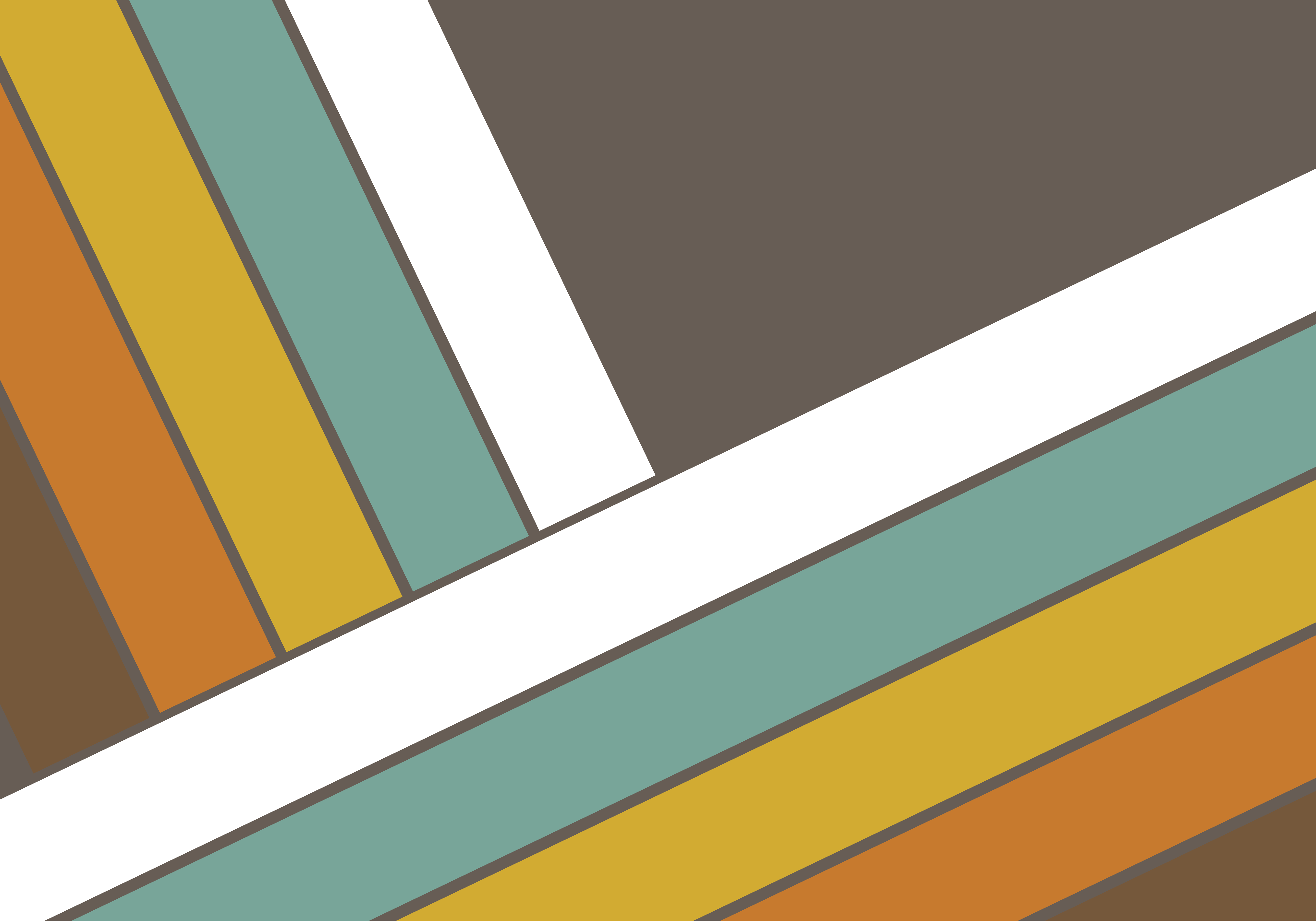 Vintage vinyl rug retro 70s stripes design - TenStickers