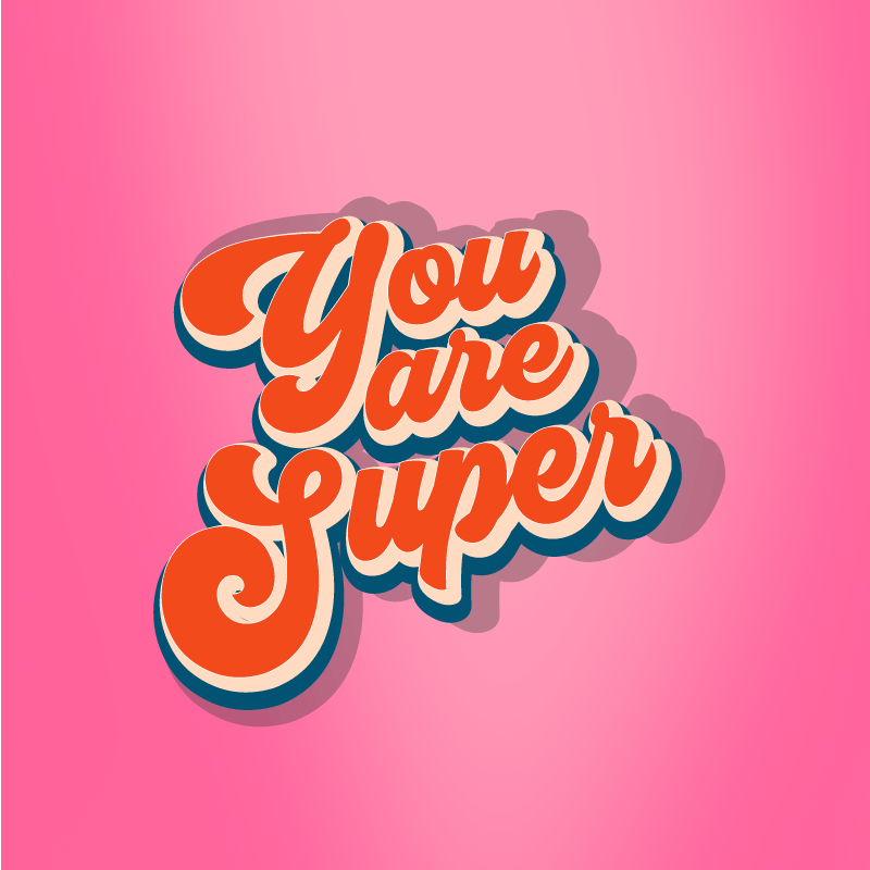 Custom vinyl rug you are amazing design - TenStickers