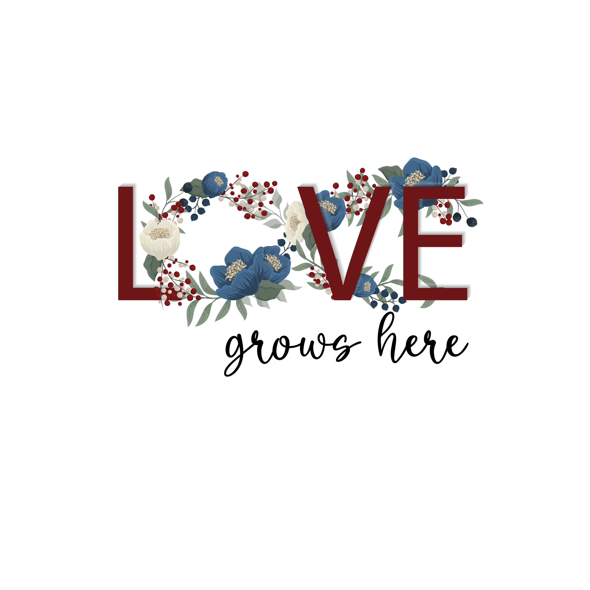 Custom vinyl rug love flourishes here - TenStickers