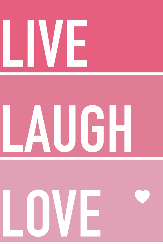 Custom vinyl rug simple quote in pink - TenStickers