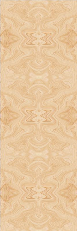 Textured vinyl rug in beige japandi pattern style - TenStickers