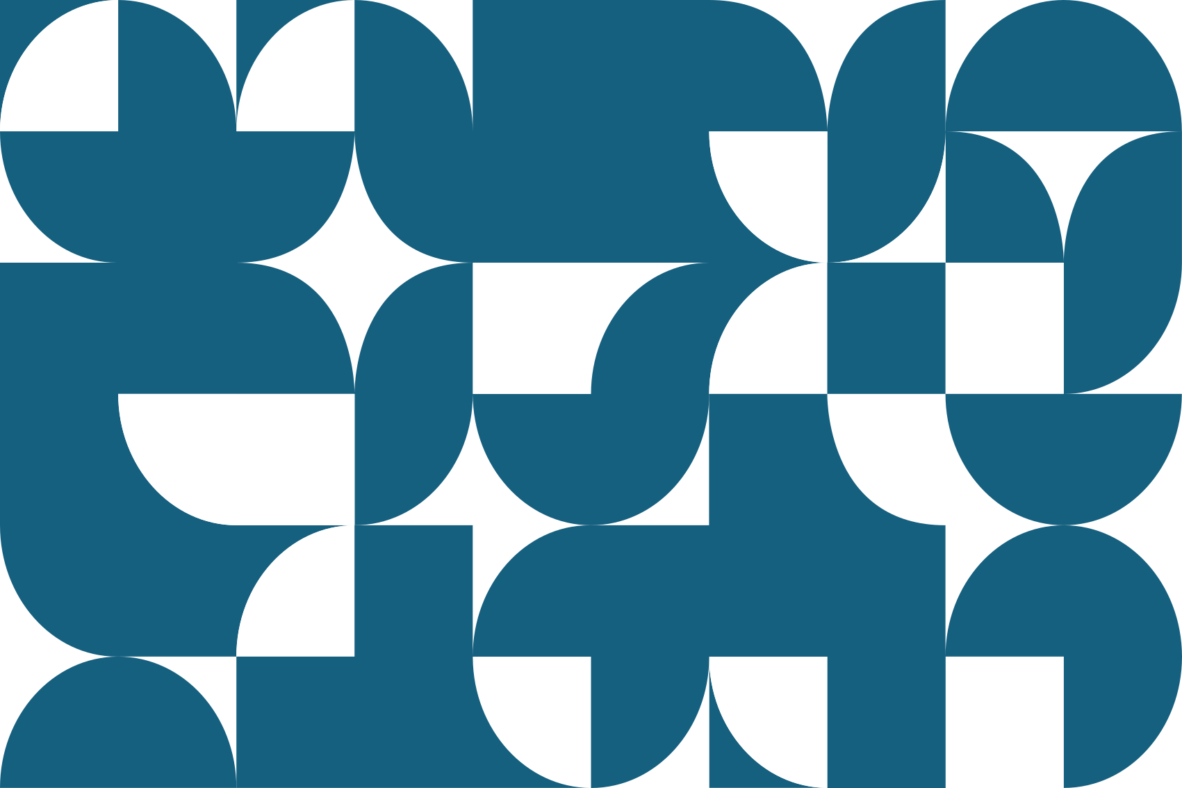 Geometric vinyl rug in blue circle pattern - TenStickers