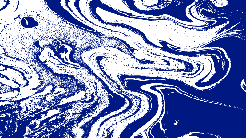 Entrance hall vinyl rug deep blue marble design - TenStickers